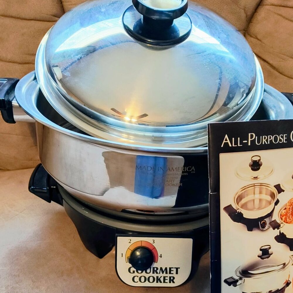 Kitchencraft Stainless Electric Slow Cooker